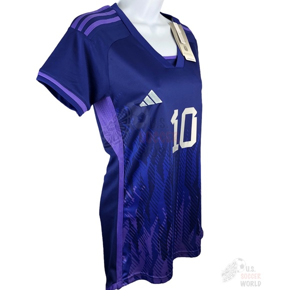 New 2023 ARGENTINA Women's AWAY Soccer Jersey Messi #10 - Picture 6 of 11